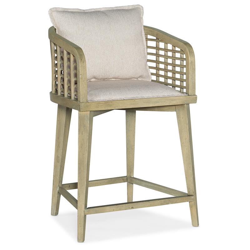 Bowery Hill Modern / Contemporary Dining Room Barrel Back Counter Stool