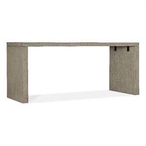 Bowery Hill Modern / Contemporary Home Office 60&quot Desk in Gray Wood