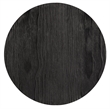 Bowery Hill Modern / Contemporary Veneers and Metal Side Table in Black