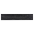 Bowery Hill Modern / Contemporary Veneers and Metal Console Table in Black