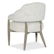 Bowery Hill Modern / Contemporary Fabric Accent Chair in Gray Finish