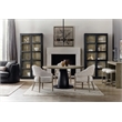 Bowery Hill Modern / Contemporary Fabric Accent Chair in Gray Finish