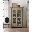 Bowery Hill Modern / Contemporary Display Cabinet in Brown Wood
