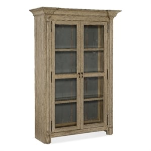 Bowery Hill Modern / Contemporary Display Cabinet in Brown Wood