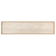 Bowery Hill Modern / Contemporary Buffet in Beige with Stone Inlay