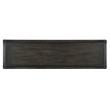 Bowery Hill Modern / Contemporary Wood Rattan Dresser in Black