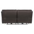 Bowery Hill Modern / Contemporary Zero Gravity Leather Power Sofa in Brown