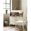 Bowery Hill Contemporary Fabric Upholstered Seat Side Chair in Beige