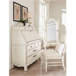 Bowery Hill Contemporary Fabric Upholstered Seat Side Chair in Beige
