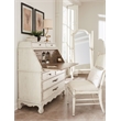 Bowery Hill Contemporary Fabric Upholstered Seat Side Chair in Beige