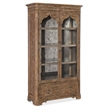 Bowery Hill Modern / Contemporary Wood Display Cabinet in Brown