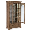 Bowery Hill Modern / Contemporary Wood Display Cabinet in Brown
