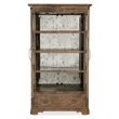 Bowery Hill Modern / Contemporary Wood Display Cabinet in Brown