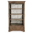 Bowery Hill Modern / Contemporary Wood Display Cabinet in Brown