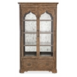 Bowery Hill Modern / Contemporary Wood Display Cabinet in Brown
