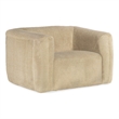 Bowery Hill Modern / Contemporary Stroud Chair in Beige Polyester Fabric