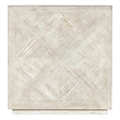 Bowery Hill Modern / Contemporary Wood End Table in Cream Finish