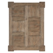 Bowery Hill Modern / Contemporary Wood End Table in Brown Finish