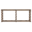 Bowery Hill Modern / Contemporary Wood Skinny Console in Brown Finish