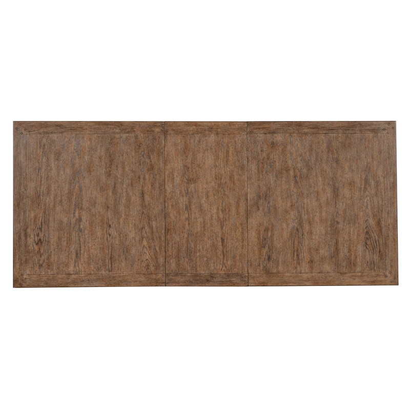 Bowery Hill Contemporary Leg Dining Table with 1-22in leaf in White Wood