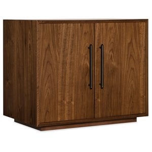Bowery Hill Modern / Contemporary 2 Door Storage Cabinet in Medium Wood