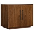 Bowery Hill Modern / Contemporary 2 Door Storage Cabinet in Medium Wood