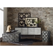 Bowery Hill Modern / Contemporary Wood Cocktail Table in Black
