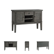 Bowery Hill Modern / Contemporary Dining Room Server in Medium Brown