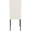Bowery Hill Fabric Upholstered Dining Chair in Ivory