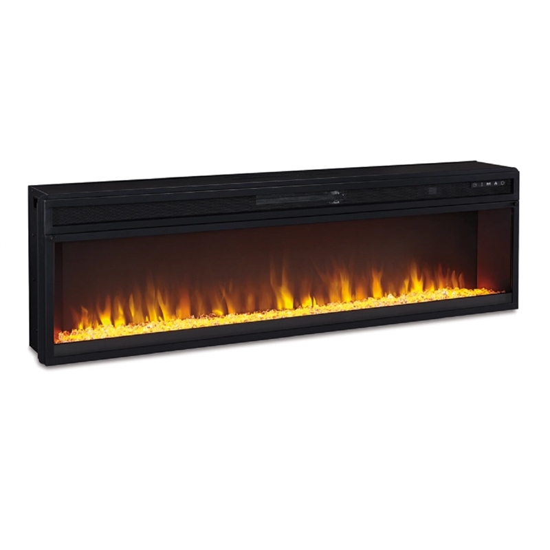 Bowery Hill Modern / Contemporary Electric Fireplace Insert in Black