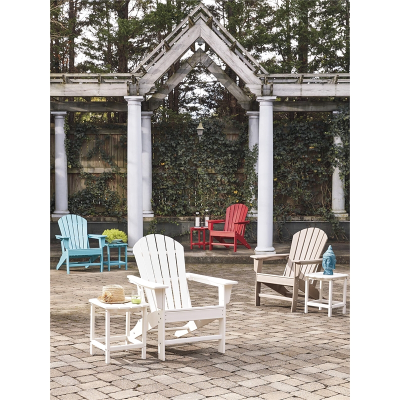 Bowery Hill Modern / Contemporary Patio End Table in Turquoise