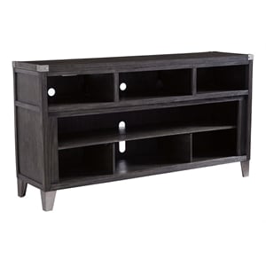 Bowery Hill Modern / Contemporary 65&quot&quot TV Stand in Dark Gray