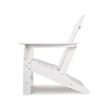 Bowery Hill Modern / Contemporary Adirondack Chair in White Finish
