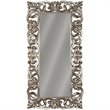 Bowery Hill Contemporary Decorative Mirror in Antique Silver