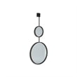 Bowery Hill Modern / Contemporary Decorative Mirror in Black