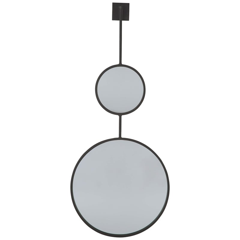 Bowery Hill Modern / Contemporary Decorative Mirror in Black