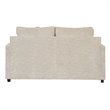 Bowery Hill Contemporary Corner-blocked Frame Loveseat in Stone