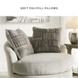 Bowery Hill Modern / Contemporary Swivel Accent Chair in Stone