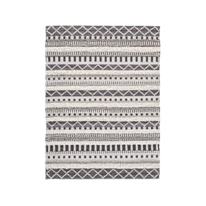 Bowery Hill Modern / Contemporary 60&quot x 84&quot Rug in Ivory and Brown