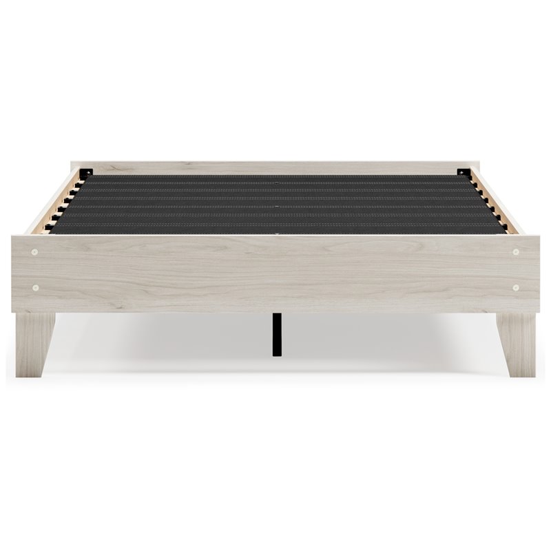 Bowery Hill Modern Engineered Wood Full Platform Bed in Natural