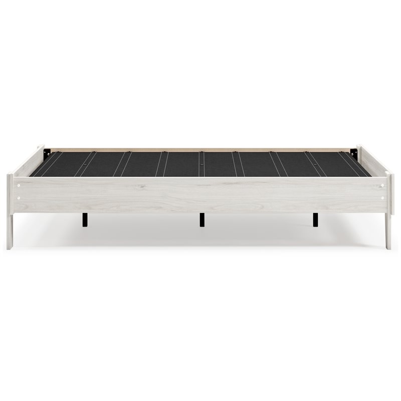 Bowery Hill Modern Engineered Wood Full Platform Bed in Natural