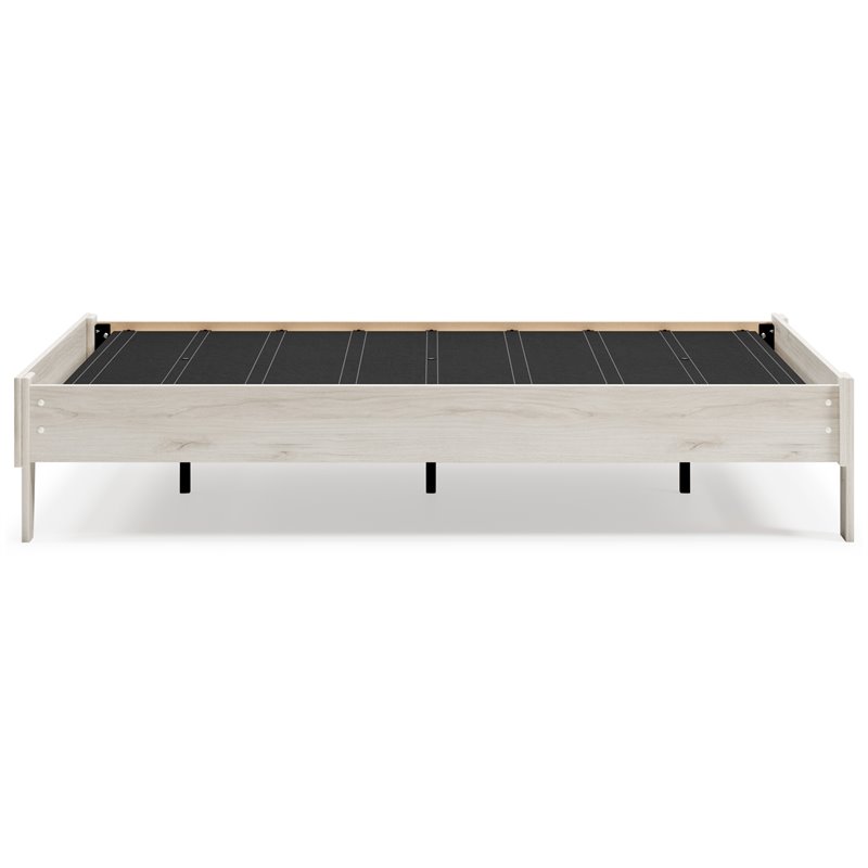 Bowery Hill Modern Engineered Wood Full Platform Bed in Natural