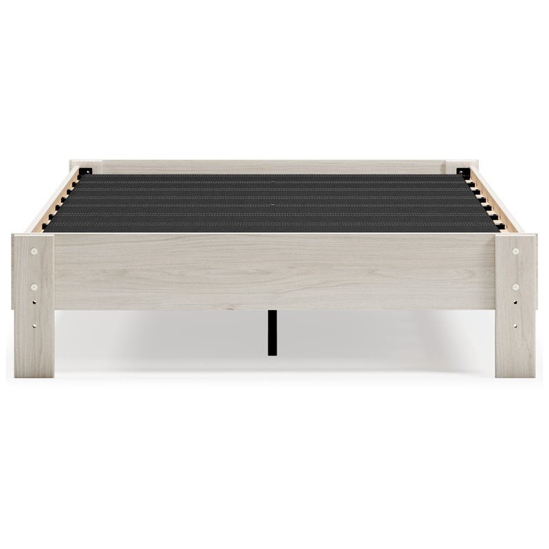 Bowery Hill Modern Engineered Wood Full Platform Bed in Natural