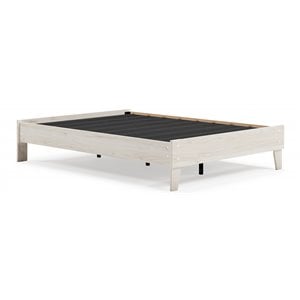 Bowery Hill Modern Engineered Wood Full Platform Bed in Natural
