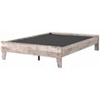 Bowery Hill Modern Engineered Wood Full Platform Bed in Whitewash