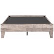 Bowery Hill Modern Engineered Wood Full Platform Bed in Whitewash