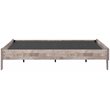 Bowery Hill Modern Engineered Wood Full Platform Bed in Whitewash
