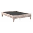 Bowery Hill Modern Engineered Wood Full Platform Bed in Whitewash