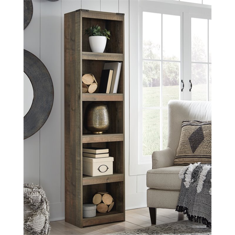 Bowery Hill Transitional Engineered Wood Pier in Brown Finish