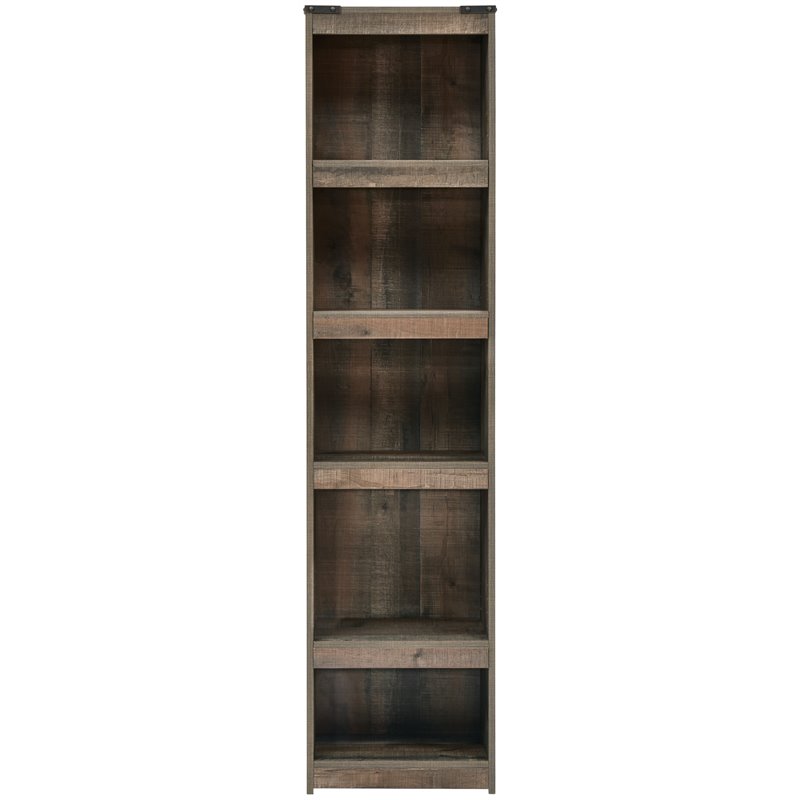 Bowery Hill Transitional Engineered Wood Pier in Brown Finish